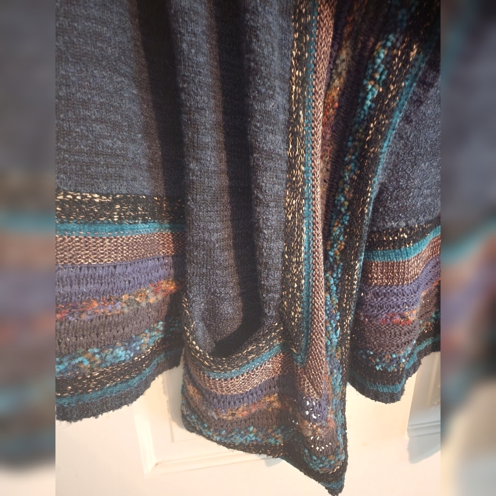 Soft Surroundings Boho Multicolored Flowy Open Fr… - image 2